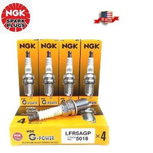 Load image into Gallery viewer, NEW 4PCS SET NGK SPARK PLUGS G-POWER PLATINUM LFR5AGP (5018)
