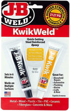 Load image into Gallery viewer, J-B Weld 8276 KwikWeld Quick Setting Steel Reinforced Epoxy (6 Pack)
