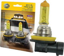 Load image into Gallery viewer, HELLA H11 YL Twin Blister Xtreme Yellow Bulb (12V 55W), 2 Pack