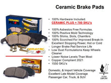 Load image into Gallery viewer, PROMAX 22-55133/21-1194 REAR CARBON DRILLED ROTORS& CERAMIC PADS WITH HARDWARE F