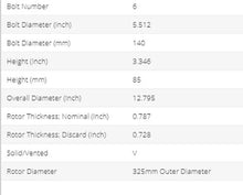 Load image into Gallery viewer, NEW FITS CADILLAC,CHEVY,GMC REAR PAINTED BRAKE ROTORS(SET OF 2)55066