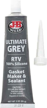 Load image into Gallery viewer, J-B Weld 32327 Ultimate Grey RTV Silicone Gasket Maker and Sealant - 3 oz.