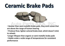 Load image into Gallery viewer, FRONT LH/RH CERAMIC BRAKE PADS FITS 91-97 TOYOTA PREVIA (57-500)