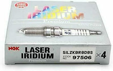 Load image into Gallery viewer, NEW OEM NGK LASER IRIDIUM PREMIUM SPARK PLUGS SILKBR8D8S 97506 (pack of 4)