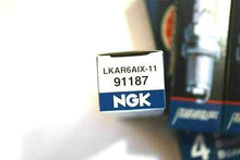 Load image into Gallery viewer, 4PCS NGK SPARK PLUGS IRIDIUM IX LKAR6AIX-11 (91187)