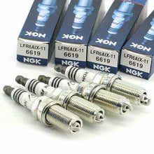 Load image into Gallery viewer, NEW OEM 4PCS NGK IRIDIUM IX SPARK PLUGS LFR6AIX-11 (6619)