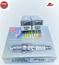 Load image into Gallery viewer, NGK (5887) IZFR5G Spark Plug - Pack of 4