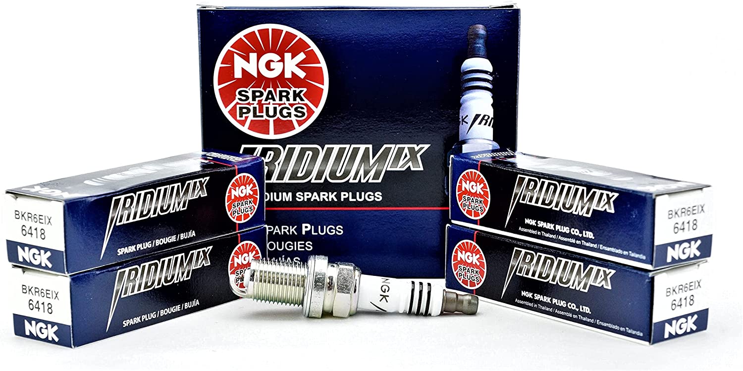 NGK 6418 Iridium Spark Plugs BKR6EIX ---6 PCS NEW