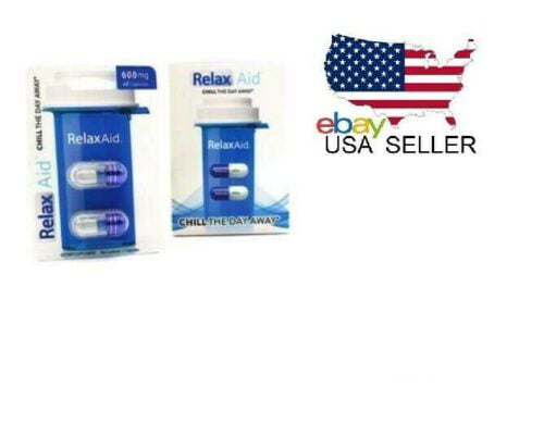 Relax Aid 600 mg per Capsule - 2 Capsules - 6 Pack