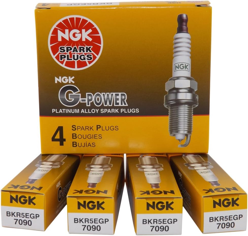 NGK G-Power Spark Plug BKR6EGP 7092 Pack of 4