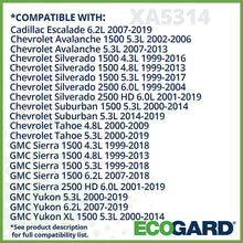 Load image into Gallery viewer, ECOGARD XA5314 Premium Engine Air Filter Fits Chevrolet Silverado 1500 5.3L 1999-2017, Tahoe 5.3L 2000-2019, Silverado 2500 HD 6.0L 2001-2019, Silverado 1500 4.8L 1999-2013
