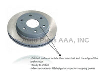 Load image into Gallery viewer, FITS 1999-2004 FOR FORD/LINCOLN REAR PAINTED BRAKE ROTOR &amp; CERAMIC DISC PAD
