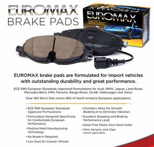 promax 2310247928 Front Brake Pads W/Wire Sensor Fits Audi 2004 2005 A8 Quattro,