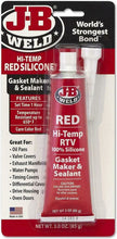 Load image into Gallery viewer, J-B Weld 31314 High Temperature RTV Silicone Gasket Maker and Sealant - Red - 3
