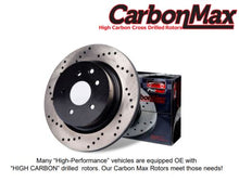Load image into Gallery viewer, PROMAX 22-55133/21-1194 REAR CARBON DRILLED ROTORS&amp; CERAMIC PADS WITH HARDWARE F
