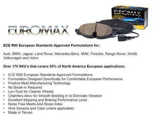 Hybrid Brake Pads 4pcs FRONT Kits w/Wire SENSOR FOR BMW (2312948411)