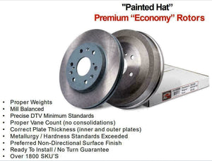 NEW SET OF 2 Disc Brake Rotor Front Promax  fits 10-16 Cadillac SRX 55177
