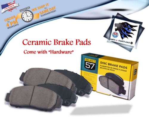 Disc Brake Pad Set-Select Ceramic With Hardware Kit Front Promax 57-1455