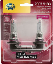 Load image into Gallery viewer, HELLA 9005 100WTB Twin Blister High Wattage Bulbs, 12V, 2 Pack
