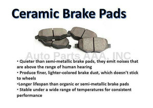Disc Brake Pad Set-Select Ceramic With Hardware Kit Promax 57-598