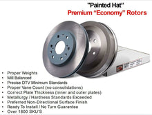 Load image into Gallery viewer, REAR PAINTED LH/RH BRAKE ROTORS FITS 13-18 C-MAX/ESCAPE/TRANSIT CONNECT (54193)
