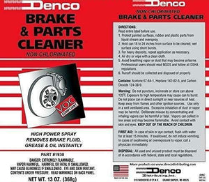 DENCO BRAKE AND PART CLEANER 15.3 FL 13 OZ (PACK OF 36)