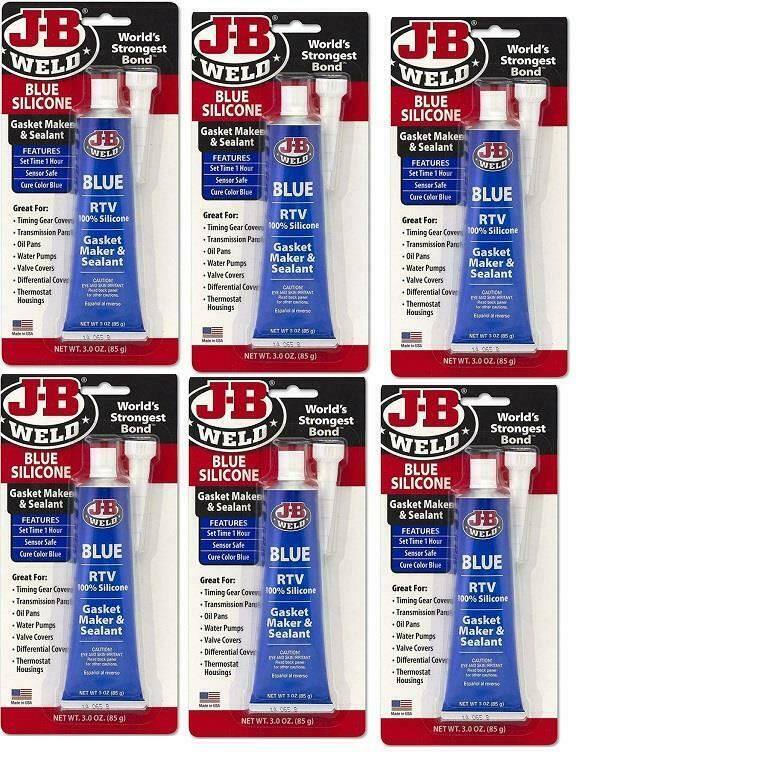 J-B Weld 31316 RTV Silicone Gasket Maker and Sealant (Pack of 6)