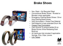 Load image into Gallery viewer, REAR LH/RH 4PC DRUM BRAKE SHOE FITS CL,LEGEND,RL,RSX,TL,VIGOR,CR-V,ELEMENT,S2000
