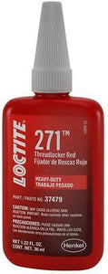 37479 Loctite 271 Thread locker High-Strength, High-Temp, Fluorescent, Anaerobic