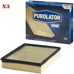 A45314(PACK OF 3) NEW PUROLATOR ONE AIR FILTER