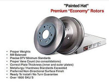 Load image into Gallery viewer, 2PCS FRONT 620054 LH/RH PAINTED BRAKE ROTOR FITS 528I 11-16,528 I XDRIVE 12-16
