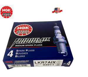 (4PCS ) Spark Plug-Iridium IX NGK 93911 LKR7AIX
