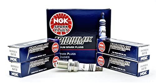 NGK # 6418 Iridium Spark Plugs BKR6EIX - 4 PCS NEW