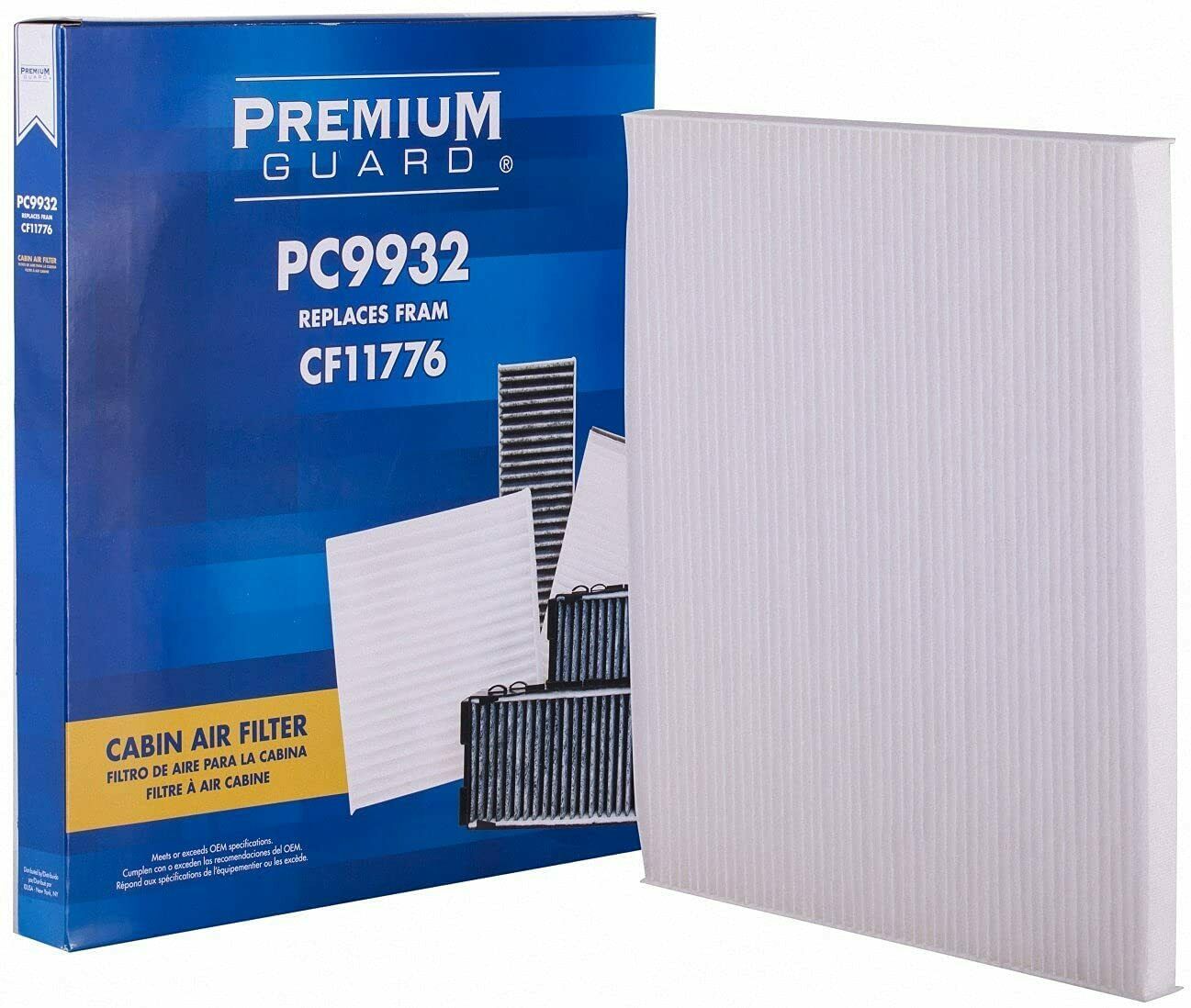 Cabin Air Filter-Particulate Media Premium Guard PC9932