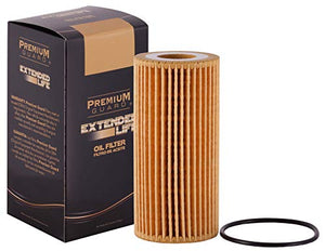 PG8161EX Extended Life Oil Filter up to 10,000 Miles, Fits 2013-23 Audi, Porsche, Seat, Volkswagen